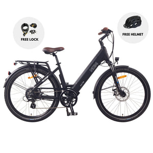 NCM T3S Step-Thru Trekking E-Bike, City Electric Bike, 250W, 48V 12Ah 576Wh Battery