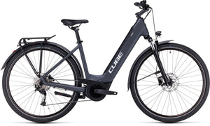 Cube Touring Hybrid ONE 500 Easy Entry Hybrid Bike 500Wh Battery grey'n'white