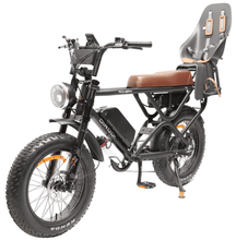 Load image into Gallery viewer, DiroDi Rover Plus Gen 4 Retro Fat Tyre Electric Bike (250W- 48V) E-Bike
