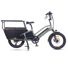 Load image into Gallery viewer, NCM CG7 Step Thru Cargo E-Bike, 250W-500W, 48V 19Ah 912Wh Battery, Hydraulic Brakes [Sage Green 20&quot;]
