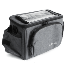 Load image into Gallery viewer, Azur Touring Handlebar Bag with Phone Pouch - Grey

