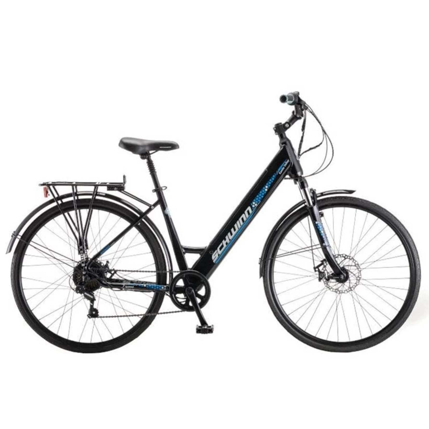Schwinn 700 F Kettle Valley Black PedL E Bikes E Scooters