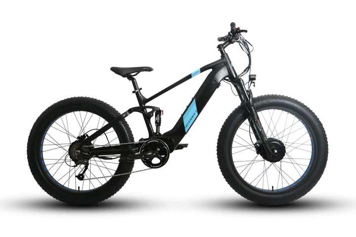 DEFENDER S All Wheel Drive Dual Battery Suspension electric Fat Tyre Bike 2023 Model E Bikes Australia PedL E Bikes E Scooters