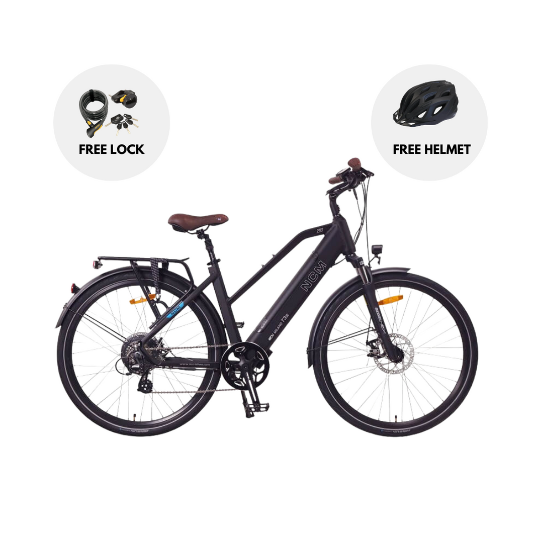 NCM Milano T3 Step Trekking Electric Bike 250W E Bikes Australia PedL E Bikes E Scooters