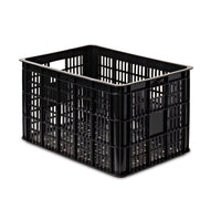 Basil Bicycle Crate Medium 29.5L Black