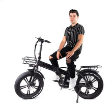 Load image into Gallery viewer, KRISTALL GW20 48V 750W FAT TIRE FOLDING EBIKE
