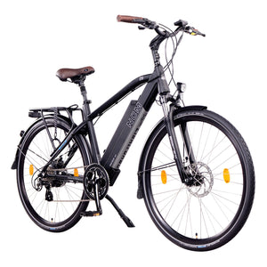 NCM Venice Plus Electric Bike Trekking E-Bike, City-Bike, 250W, 16Ah 768Wh Battery, [Black 28]