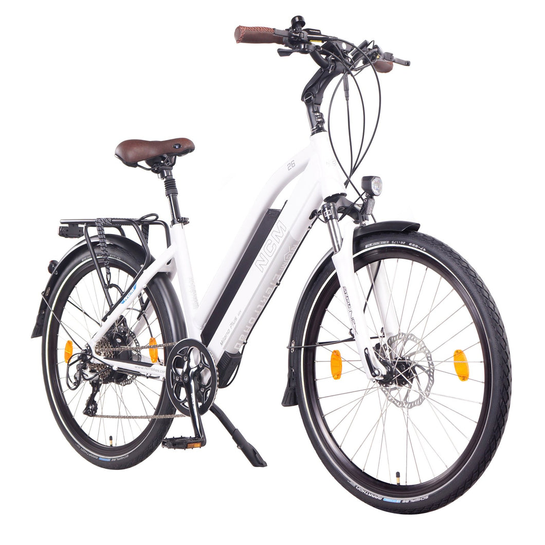 NCM Milano Plus Trekking E-Bike, 250W-500W City-Bike, 48V 16Ah 768Wh Long Range Battery