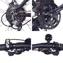 Load image into Gallery viewer, NCM Aspen Plus Fat Tyre Electric Bike, E-Bike, 48V 16Ah 250W-750W, Electric Mountain Bike 768Wh Battery [Black 26&quot;]
