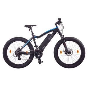 NCM Aspen Plus Fat Tyre Electric Bike, E-Bike, 48V 16Ah 250W-750W, Electric Mountain Bike 768Wh Battery [Black 26"]