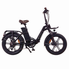 Load image into Gallery viewer, ET-CYCLE F720 48V 15Ah, 720Wh Foldable E Bike [Matt Black]
