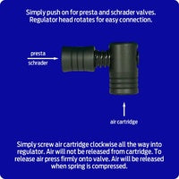 Load image into Gallery viewer, AZUR BIKE INFLATOR SET - EZY AIR CO2 CARTRIDGE SET - 16G - INFLATOR SET
