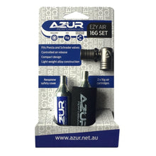 Load image into Gallery viewer, AZUR BIKE INFLATOR SET - EZY AIR CO2 CARTRIDGE SET - 16G - INFLATOR SET
