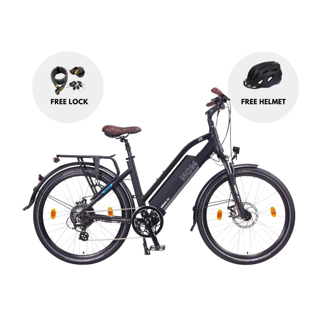 NCM Milano Trekking Electric, City E-Bike, 250W Motor, 48V 13Ah 624Wh Battery