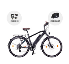 Load image into Gallery viewer, NCM Venice Plus Electric Bike Trekking E-Bike, City-Bike, 250W, 16Ah 768Wh Battery, [Black 28]
