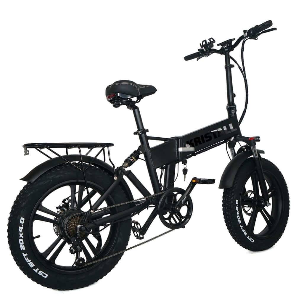 2023 NEW KRISTALL RX20 48V17AH 750W FAT TIRE FOLDING EBIKE INTERGRATED RIM