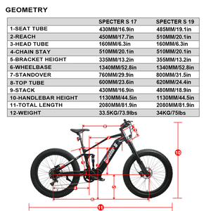 Eunorau Specter-S Electric Mountain Bike E-MTB