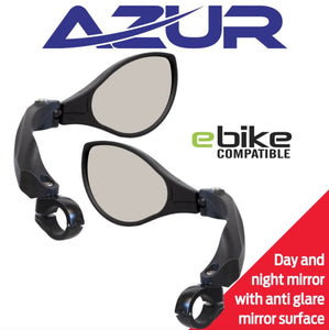 Azur Optic Mirror Left and Right Anti Glare e-bike
