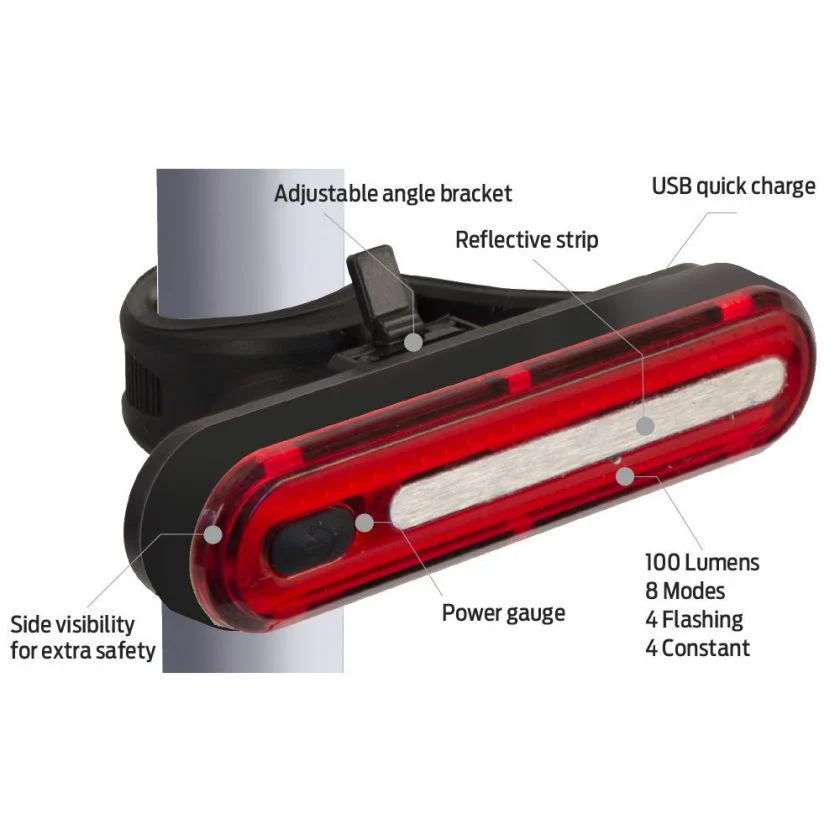 Azur Alien2 100 lm USB Rechargeable Rear Light