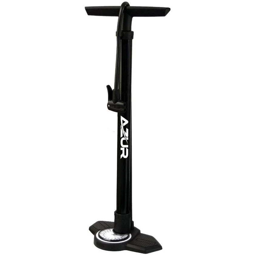 AZUR Mistral Dual Head Floor Pump Black