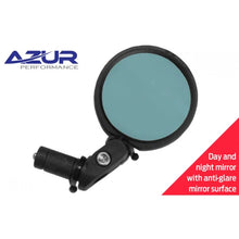 Load image into Gallery viewer, Azur Orbit Bar End Mount Anti-Glare Bicycle Mirror Black
