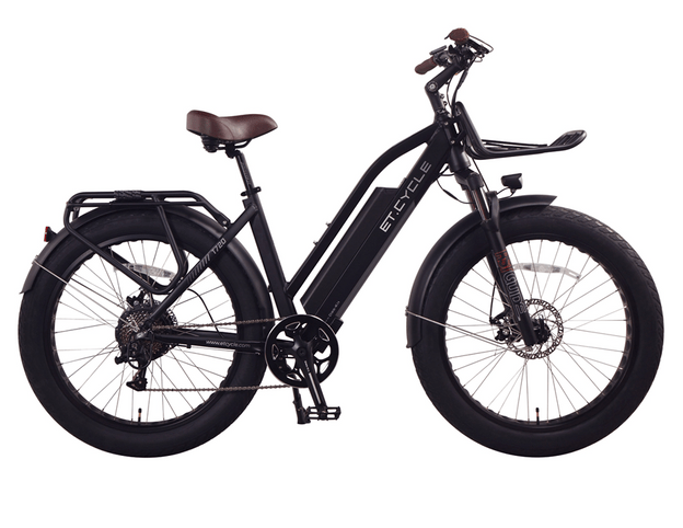 ET.Cycle T720 Step-Thru Fat Trekking E-Bike, 70Nm Torque, 48V 15Ah 720Wh Battery