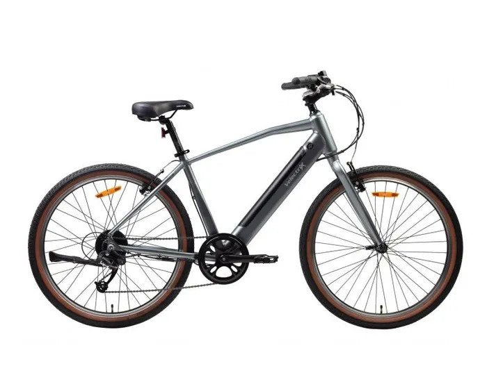 Velectrix Cruiser Electric Hybrid Bike Silver 2022 Model EBikes