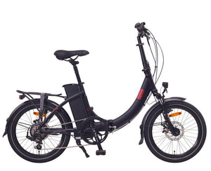 FOO F1 Folding Electric Bike, 250W E-Bike, 36V 13Ah 468Wh Battery [Matt Black 20]