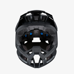 100% Trajecta Full Face Helmet Black