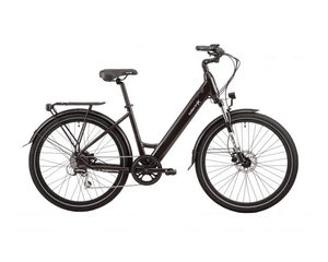 Velectrix Urban Step Through Electric Hybrid Bike Black 2022