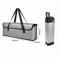 Large Space Portable Fireproof ExplosionProof Bag for E-Bike Battery